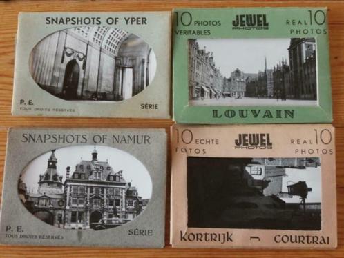 Jewel photos & Snapshots:Leuven-Namur Kortrijk-Yper, Verzamelen, Foto's en Prenten, Zo goed als nieuw, Foto, Gebouw, 1940 tot 1960