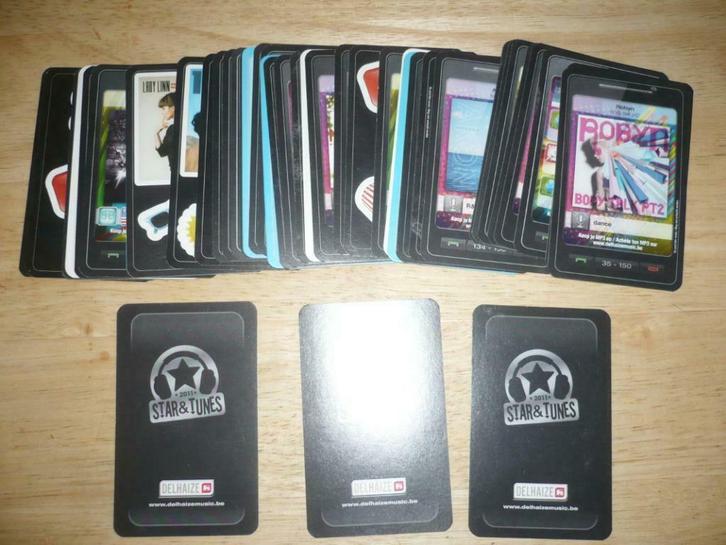 Delhaize Star & Tunes kaartenset, Verzamelen, Supermarktacties, Plus, Ophalen of Verzenden