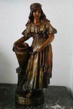 Antiek Bijbels figuur " Rebecca", gips, Antiek en Kunst, Antiek | Religieuze voorwerpen, Ophalen of Verzenden