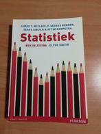 Statistiek Een inleiding Elfde editie, Livres, Livres d'étude & Cours, Utilisé, Enlèvement ou Envoi, Enseignement supérieur