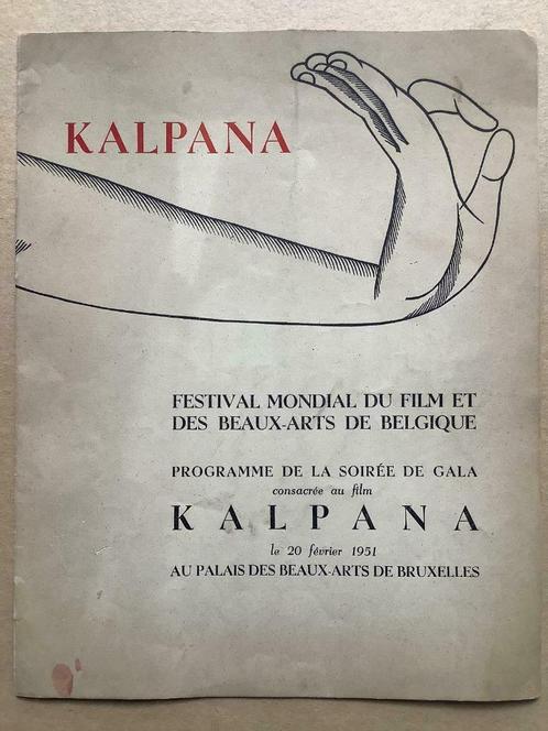 Kalpana (Programme de la soirée, 1951) Michel Olyff, Livres, Art & Culture | Arts plastiques, Enlèvement ou Envoi