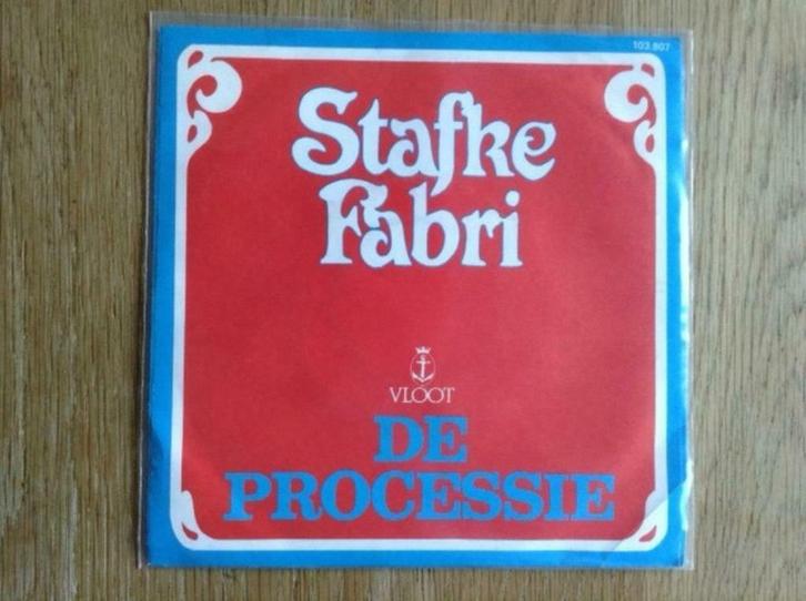 single stafke fabri, Cd's en Dvd's, Vinyl Singles, Single, Nederlandstalig, 7 inch, Ophalen of Verzenden