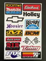 Bel-Ray Fox K&N Makita Edelbrock Hoosier feuille d'autocolla