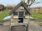 Kippenhok Bavaria 10 metalen dak en mestlade