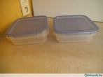 Accessoire de cuisine - Lot de 2 boîtes de rangement ( DS168, Maison & Meubles, Utilisé, Enlèvement ou Envoi, Récipient ou Bol