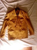 Veston Jaune en pur laine vierge, Ophalen, Gedragen, Maat 52/54 (L), Geel