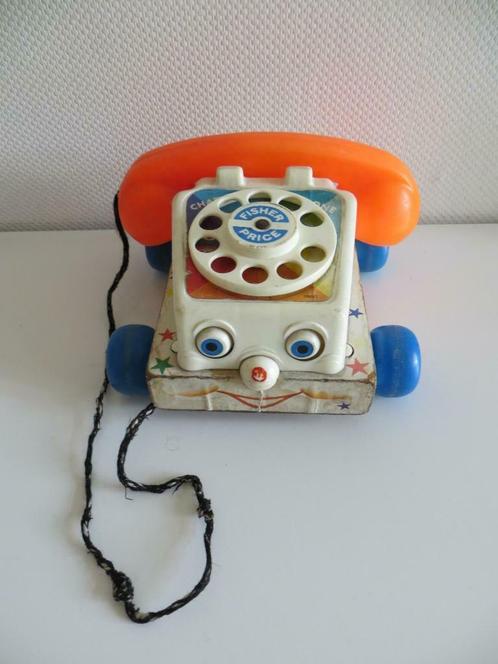 Téléphone Fisher-Price de 1961, Kinderen en Baby's, Speelgoed | Fisher-Price, Gebruikt, Duw- of Trekspeelgoed, Met geluid, Ophalen of Verzenden