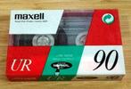 Cassette 90 Audio MAXELL K7 UR 90 NEUVE sous CELLO, 1 cassette audio, Neuf, dans son emballage, Enlèvement ou Envoi, Vierge