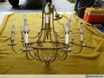 Kroonluchter luster met 12 lichtpunten, Huis en Inrichting, Lampen | Kroonluchters, Ophalen, Gebruikt, Metaal