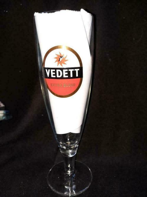 glazen Vedett, Verzamelen, Biermerken, Glas of Glazen, Ophalen of Verzenden