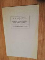 Wordt Vlaanderen nog eens groot?  (1955), Boeken, Gelezen, Dr. D.A. Stracke, Maatschappij en Samenleving, Ophalen of Verzenden