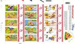 duostamps : Winny the Pooh, Timbres & Monnaies, Enlèvement ou Envoi