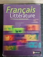 Français Littérature Anthologie chronologique Nathan Classe, Livres, Livres scolaires, Comme neuf, Secondaire, Desaintghislain