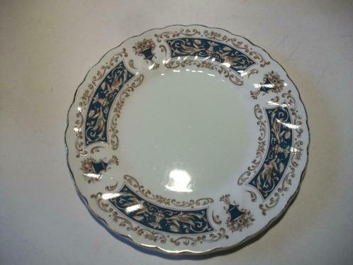 7 assiettes à dessert bleues Myott Rialto, Antiquités & Art, Antiquités | Services (vaisselle) pièces, Envoi