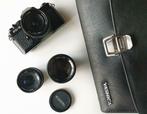 Yashica FX-3 met 3 lenzen, Autres Marques, Reflex miroir, Utilisé, Enlèvement ou Envoi