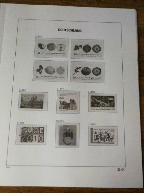 Duitsland Davo pagina's 2010, Postzegels en Munten, Postzegels | Europa | Duitsland, Ophalen of Verzenden