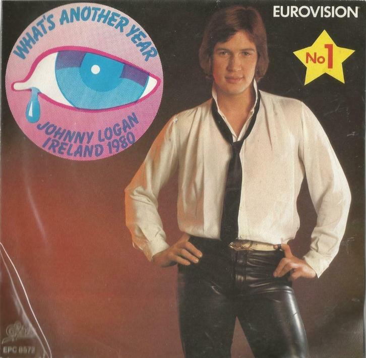 Johnny Logan – What’s another year / One night stand – Singl, Cd's en Dvd's, Vinyl Singles, Gebruikt, Single, Pop, 7 inch, Ophalen of Verzenden