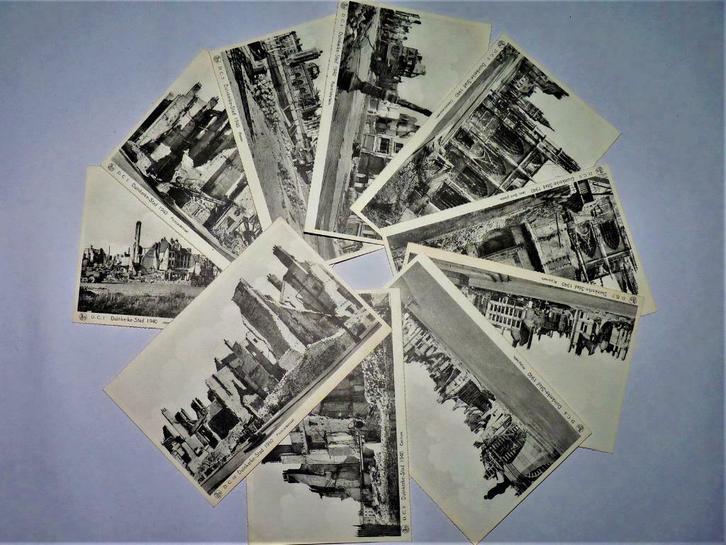 Lot ongelopen oorlogspostkaarten  Duinkerke stad 1940, Verzamelen, Postkaarten | Buitenland, Frankrijk, Verzenden