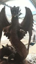 dragon en bois de suar 30 cm, Antiquités & Art, Art | Sculptures & Bois, Enlèvement ou Envoi