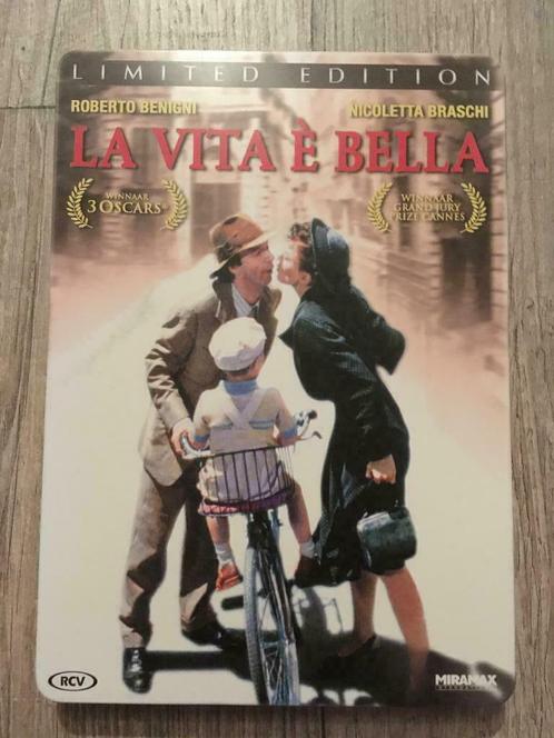 Dvd La vita e bella limited edition 'metalen doos', CD & DVD, DVD | Classiques, Autres genres, 1940 à 1960, À partir de 12 ans