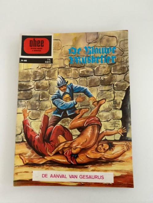 Strip Ohee 440 18/8/1971 Blauwe Musketier Aanval v Gesaurus, Boeken, Stripverhalen, Gelezen, Eén stripboek, Ophalen of Verzenden