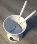 Chocoladefondue met kaars