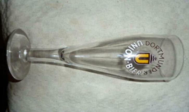 #E bier glas DORTMUNDER UNION - BIER ' facetten ', Verzamelen, Glas en Drinkglazen, Nieuw, Bierglas, Ophalen of Verzenden