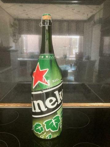 Heineken Millenium bierfles ONGEOPEND!! beschikbaar voor biedingen