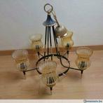 Lampe à suspension, Gebruikt, Ophalen, Glas