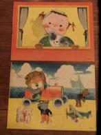 2 antieke postkaartpuzzles, Ophalen of Verzenden