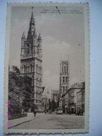 Postkaart : Gent : Belfort en St. Baafskerk 1948, 1940 tot 1960, Gelopen, Oost-Vlaanderen, Verzenden