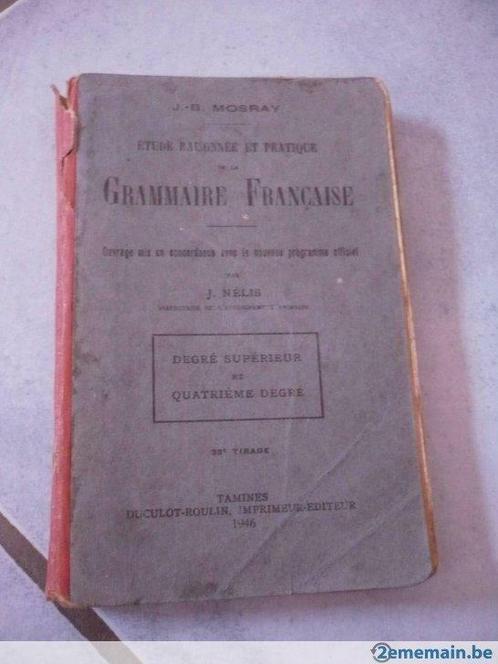 Grammaire Française 1946, Antiquités & Art, Antiquités | Livres & Manuscrits