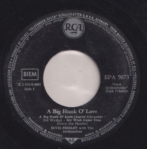 Elvis Presley – A big hunk o’ love / Money Honey + 2 – EP, Cd's en Dvd's, Vinyl Singles, Gebruikt, EP, Pop, 7 inch, Ophalen of Verzenden