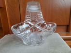 Antieke glazen mand H23 L24 B 16cm, Antiek en Kunst, Ophalen of Verzenden