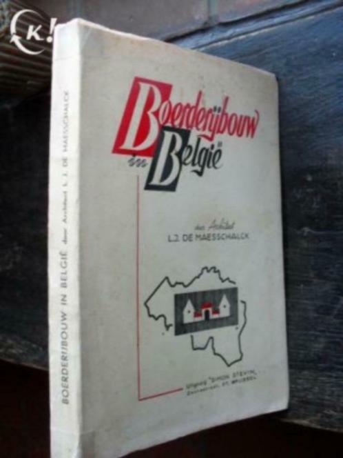 L. J. De Maesschalck : Boerderijbouw in België, Boeken, Kunst en Cultuur | Architectuur, Gelezen, Ophalen of Verzenden
