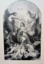 Zwart wit afdrukken schilderijen P.P Rubens, Enlèvement ou Envoi