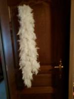 3  witte pluimslingers voor aan kerstboom samen met 24 pluc, Hobby en Vrije tijd, Overige Hobby en Vrije tijd, Ophalen of Verzenden