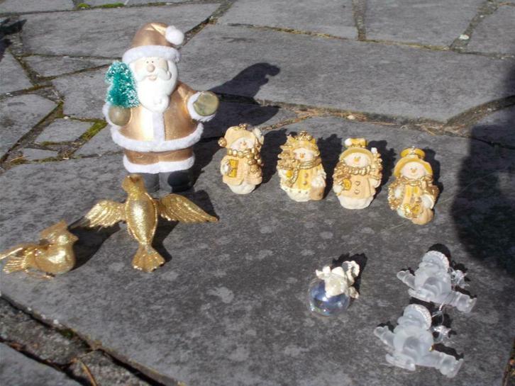Set kerstversieringen, Hobby en Vrije tijd, Feestartikelen, Gebruikt, Ophalen of Verzenden