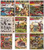 AVENTURES FILM - Artima 1952-1953 - n° 2 à 10 - 7 BD à 2 €, Utilisé, Enlèvement ou Envoi, Plusieurs comics, Europe