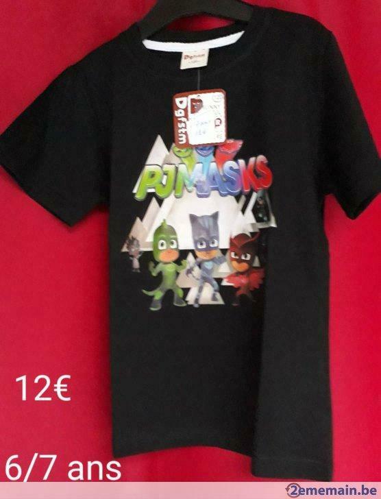 T- shirts PJ Mask., Ophalen of Verzenden, Nieuw, Jongen of Meisje, Shirt of Longsleeve