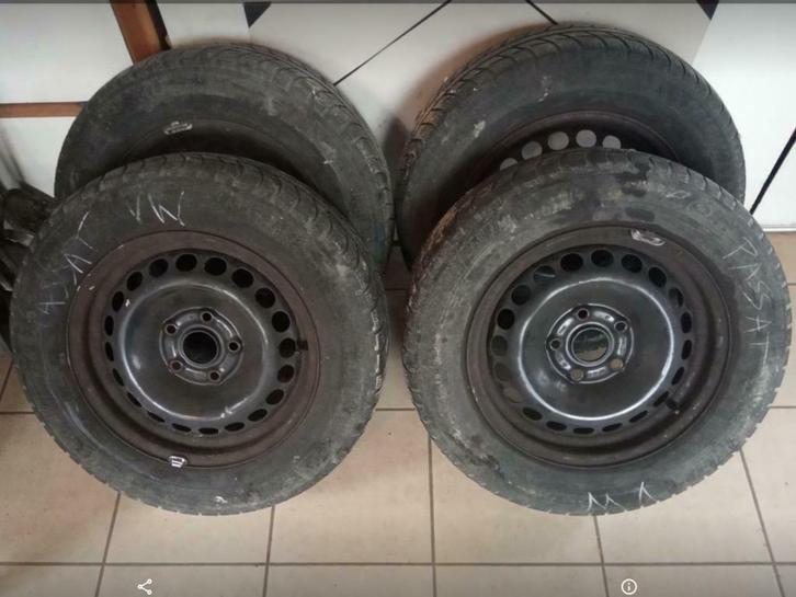 4 15-inch VW 15-inch stalen velgen (5 × 112), Auto-onderdelen, Overige Auto-onderdelen, Audi, Ford, Seat, Volkswagen, Skoda, Bentley