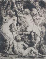 ets Eugène Laermans (1864-1940) Bacchanales, Ophalen of Verzenden