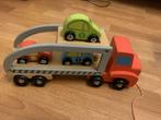 Camion avec voitures en bois, Enfants & Bébés, Utilisé