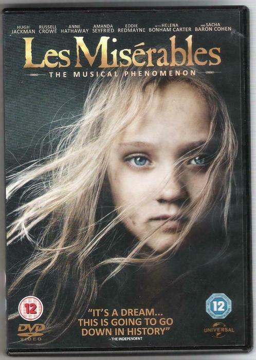 DVD Les Misérables (le film avec Hugh Jackman), CD & DVD, DVD | Drame, Historique ou Film en costumes, À partir de 12 ans, Enlèvement ou Envoi