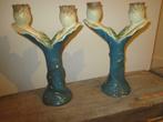 2 oude kandelaars, Huis en Inrichting, Woonaccessoires | Kandelaars en Kaarsen, Ophalen