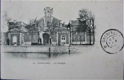 POSTKAART- DE GEVANGENIS VAN CHARLEROI  1902, Collections, Cartes postales | Belgique, Affranchie, Hainaut, Avant 1920, Enlèvement ou Envoi