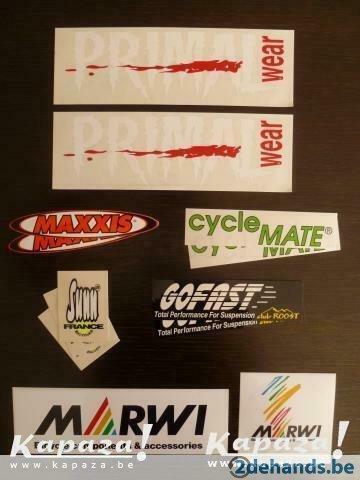Collectie fiets stickers, Vélos & Vélomoteurs, Accessoires vélo | Autres Accessoires de vélo, Neuf, Enlèvement ou Envoi