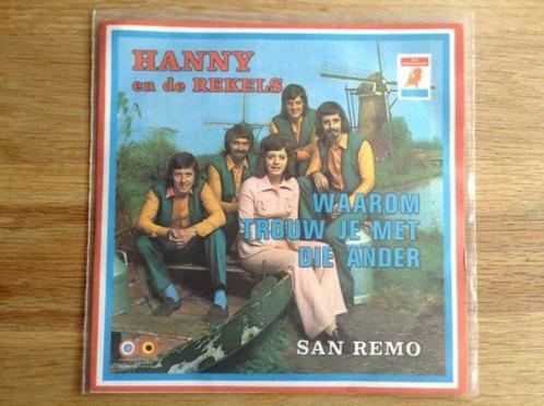single hanny en de rekels, CD & DVD, Vinyles Singles, Single, En néerlandais, 7 pouces, Enlèvement ou Envoi