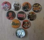 pins / buttons muziekartiesten (The Police, Kiss, Stones...), Enlèvement ou Envoi