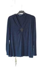 Blouse bleue BIANCA - T 44-46 -Comme NEUVE - manches longues, Comme neuf, BIANCA, Bleu, Taille 46/48 (XL) ou plus grande